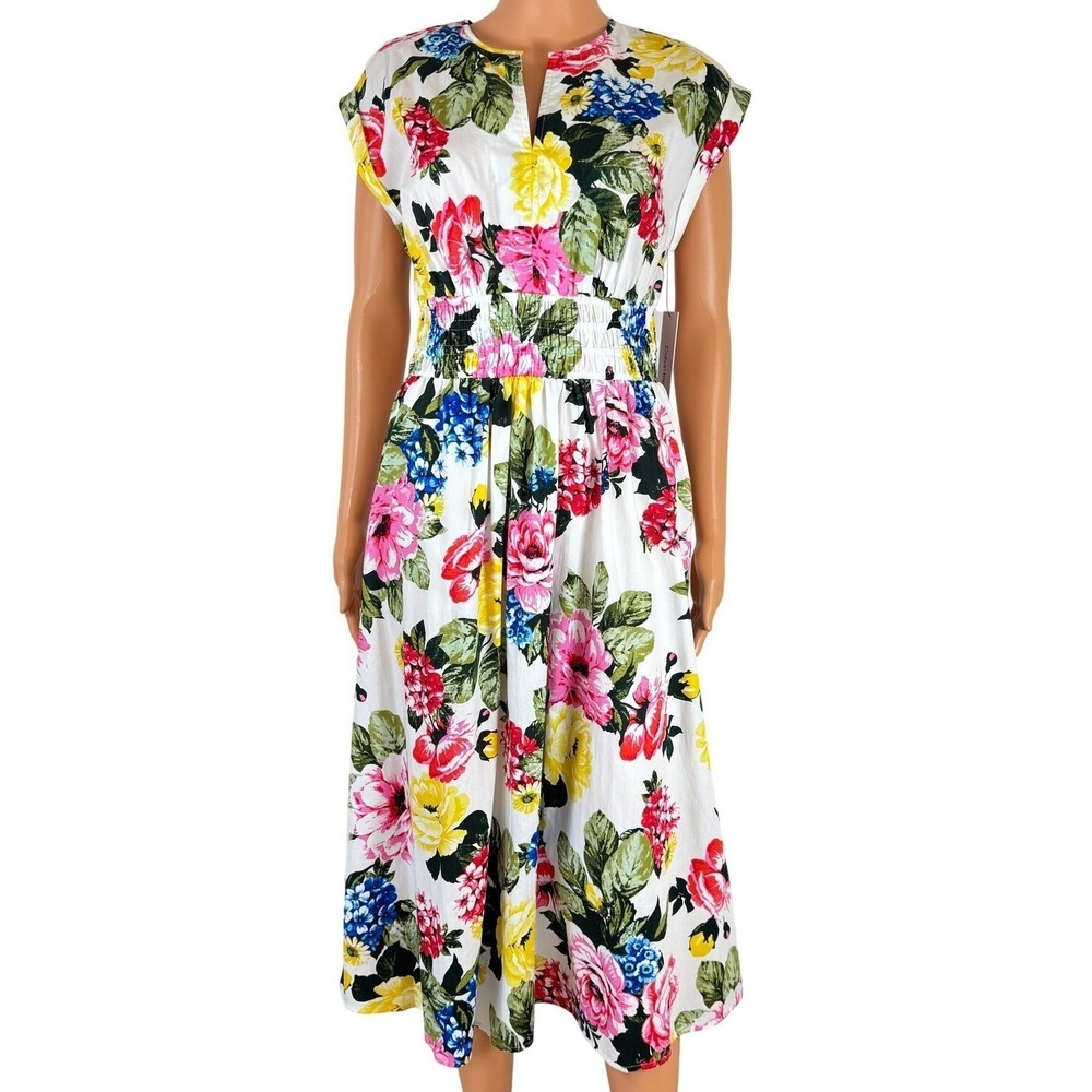 calvin klein cotton midi dress Cotton Poplin Midi Dress Calvin Klein